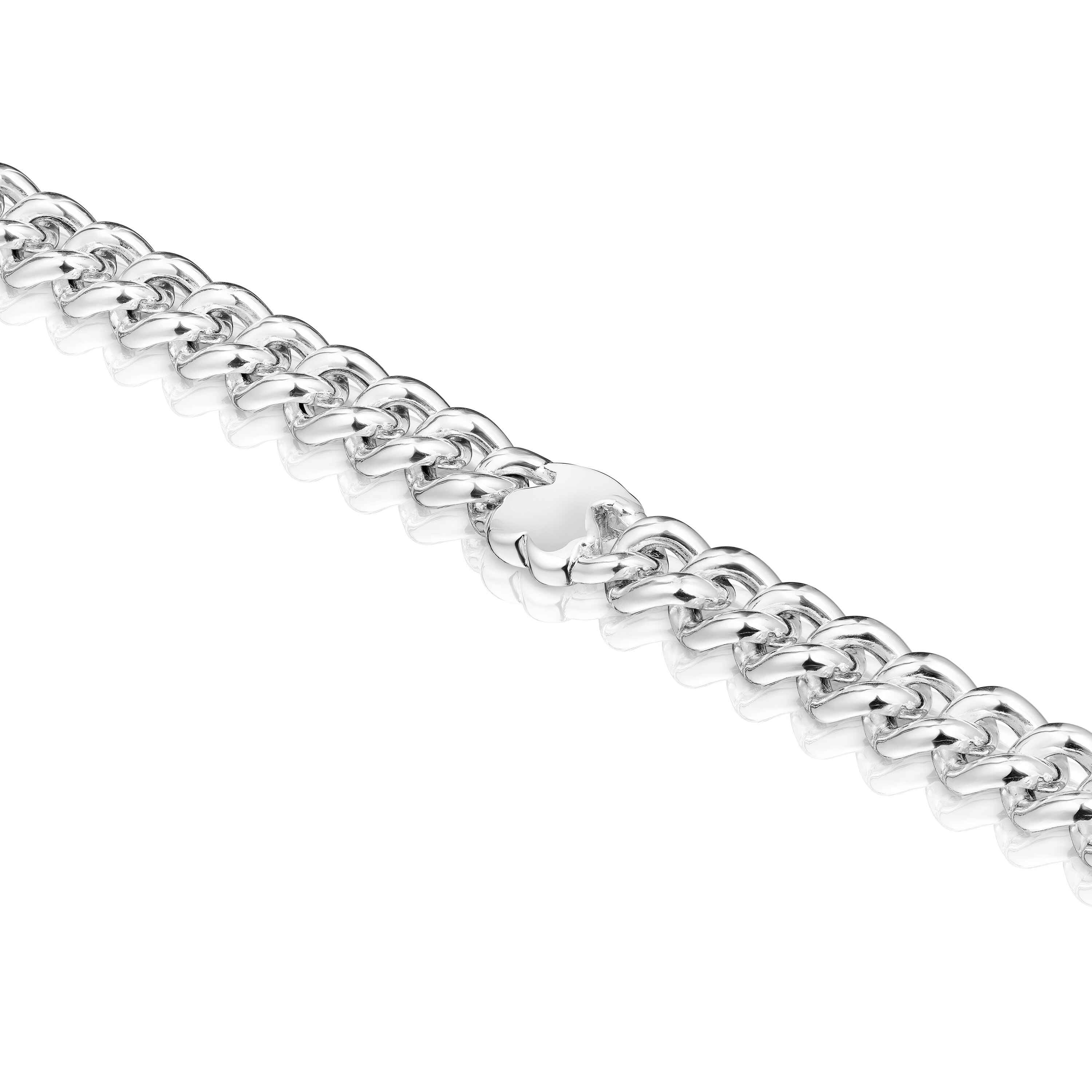 Silver bear-motif Chain bracelet Bold Motif