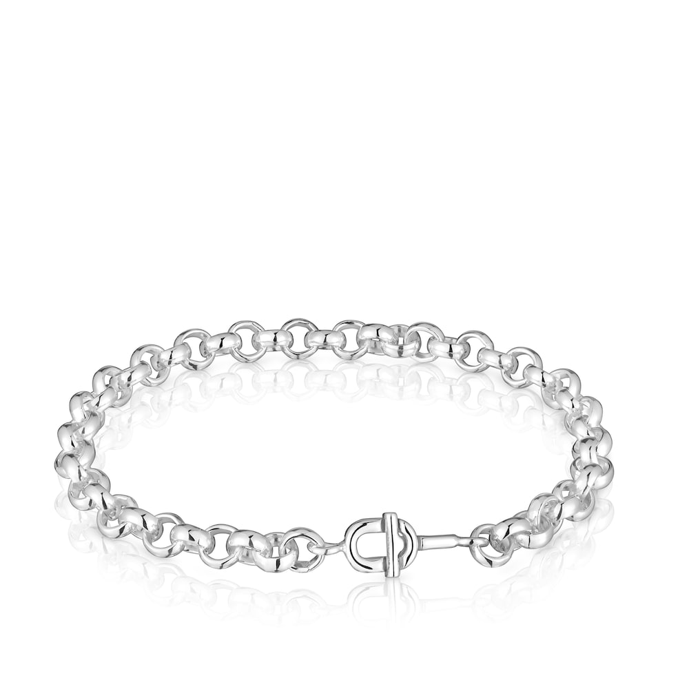 17,5 cm silver Chain bracelet TOUS MANIFESTO