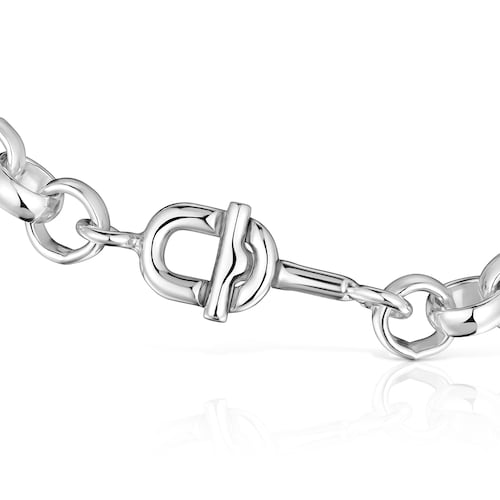 Pulsera cadena de plata 17,5 cm TOUS MANIFESTO