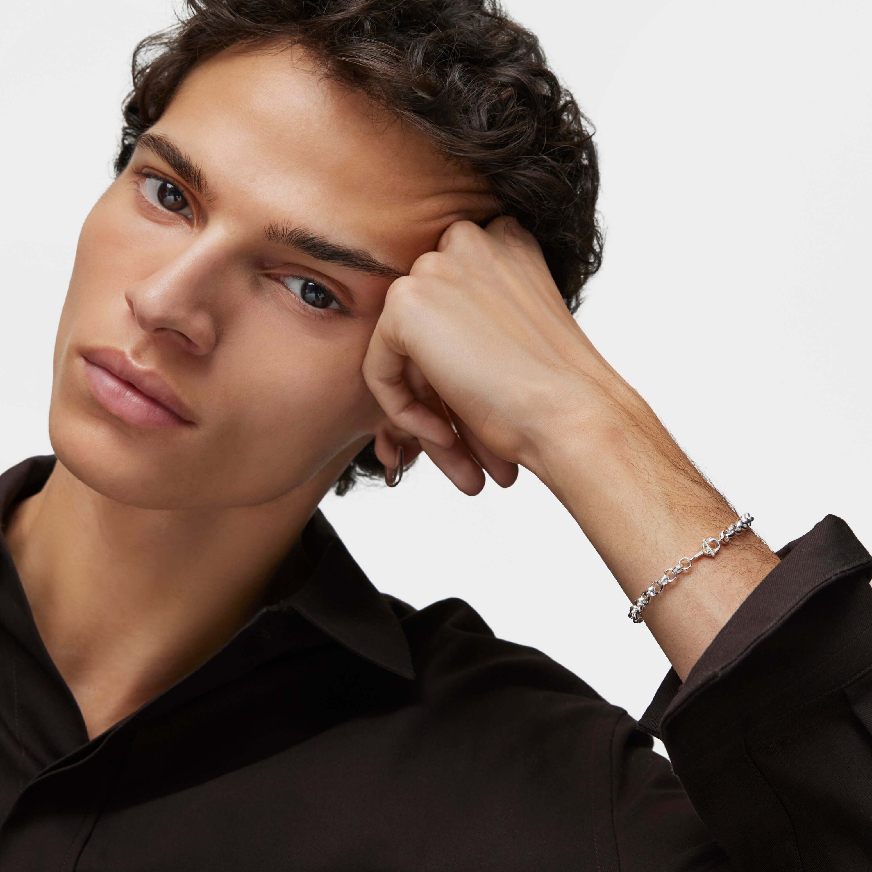 17.5 cm silver Chain bracelet TOUS MANIFESTO