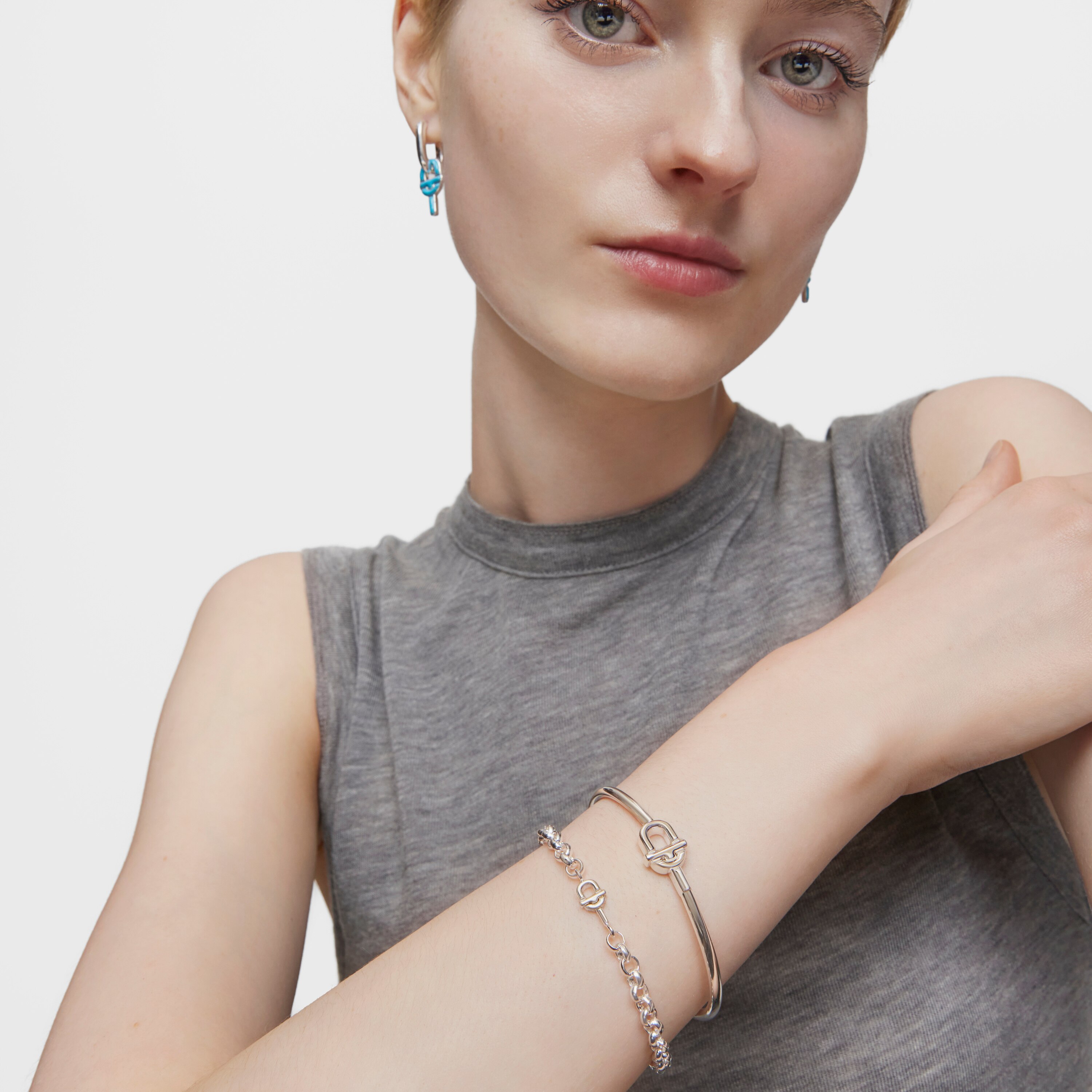 17.5 cm silver Chain bracelet TOUS MANIFESTO