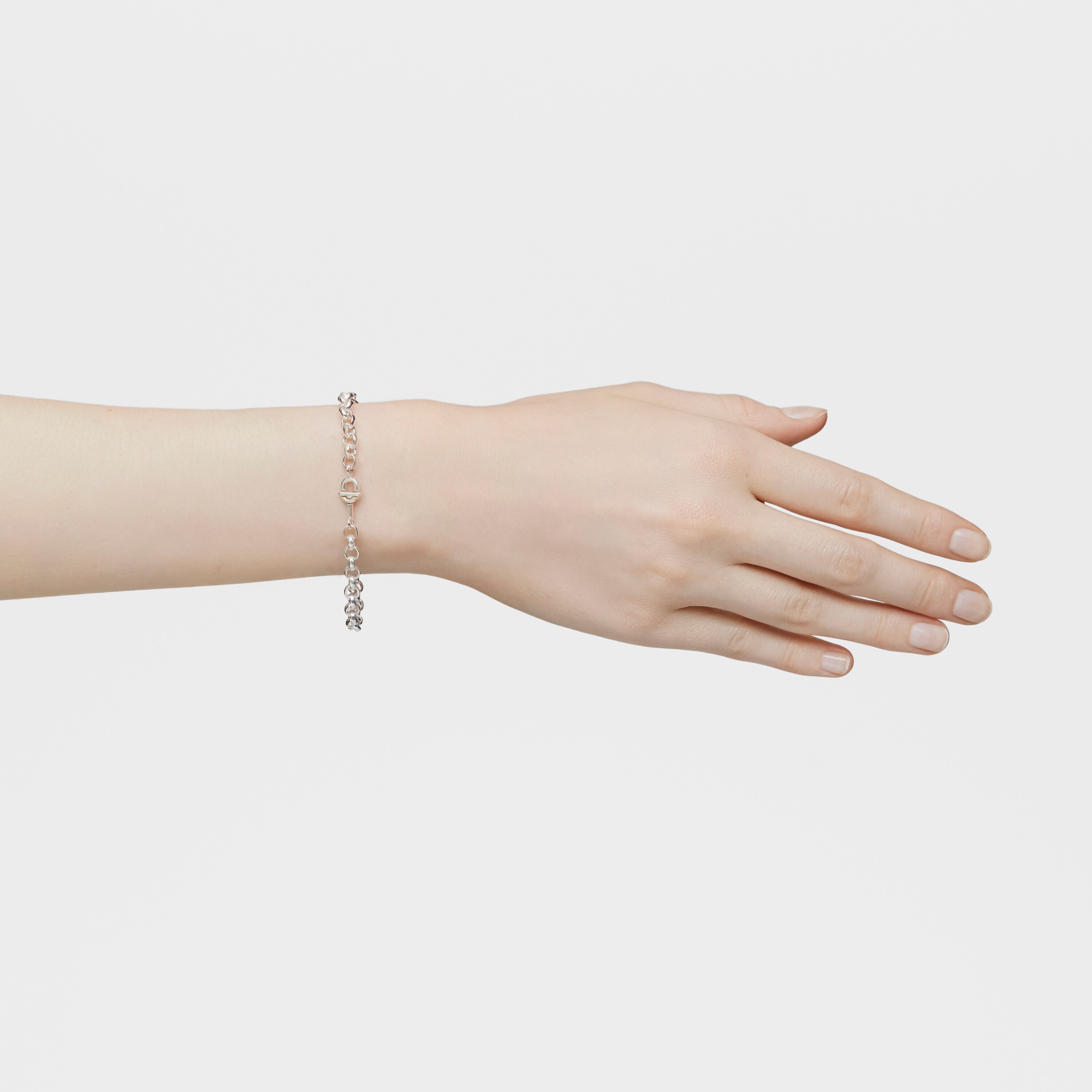 17.5 cm silver Chain bracelet TOUS MANIFESTO