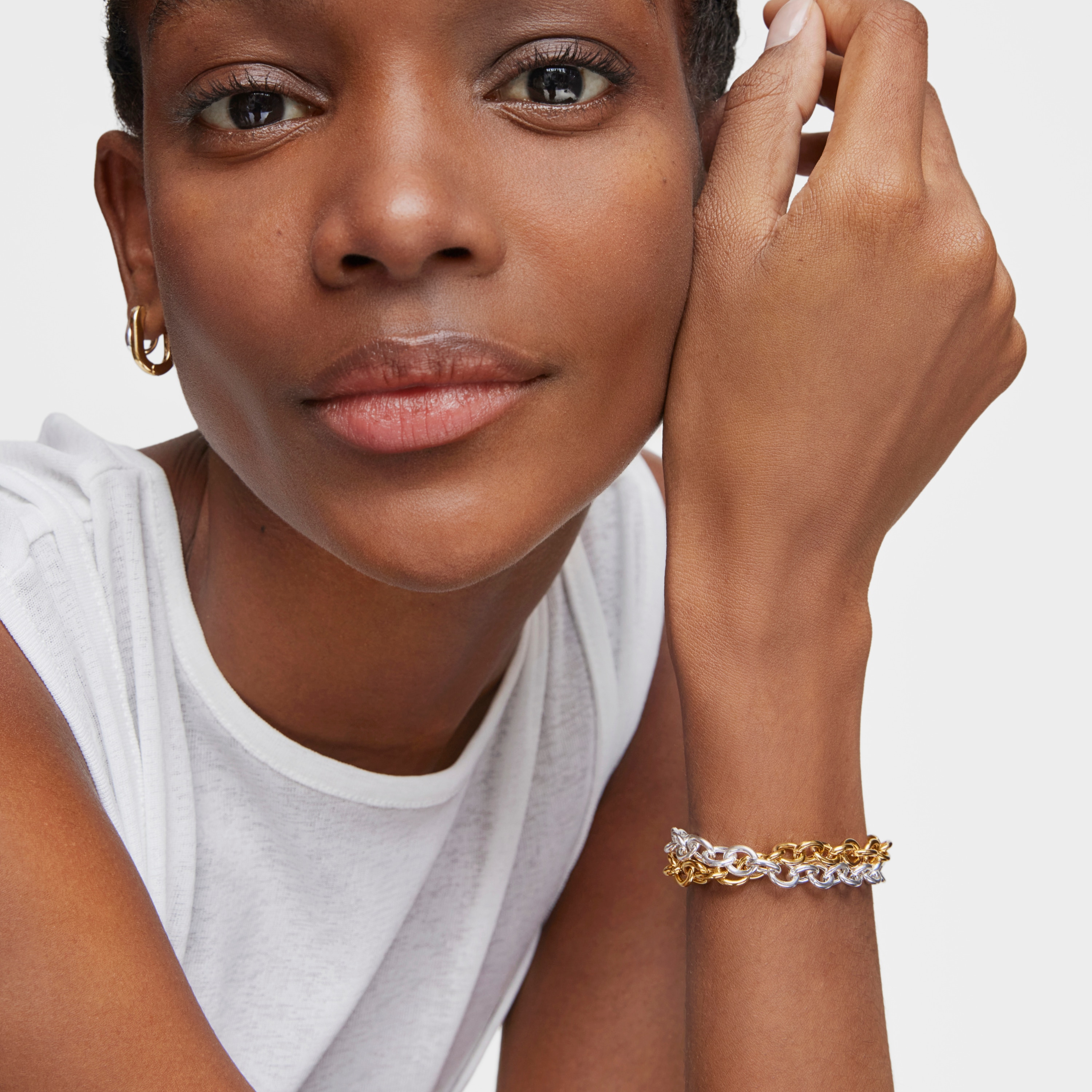 Chain bracelet with 18K gold vermeil TOUS Basics