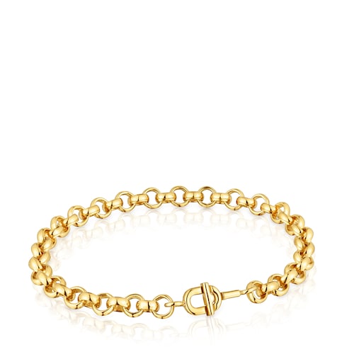 17,5 cm gold-plated Chain bracelet TOUS MANIFESTO