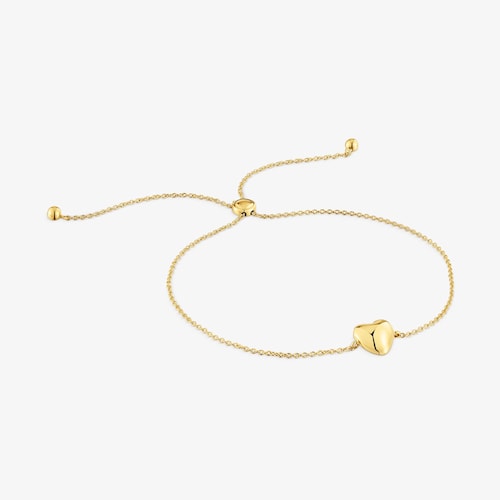 Bracelet cha&icirc;ne c&oelig;ur en or My Other Half