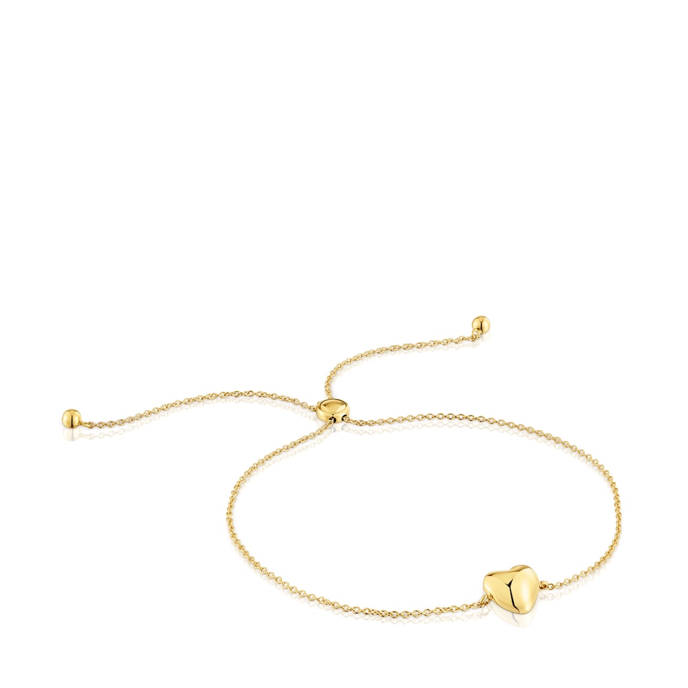 Pulsera cadena corazón de oro My Other Half Pulsera cadena corazón de oro My Other Half