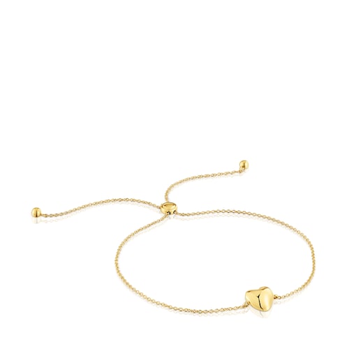 Gold heart Chain bracelet My Other Half
