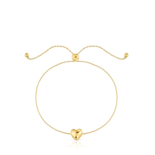 Gold heart Chain bracelet My Other Half