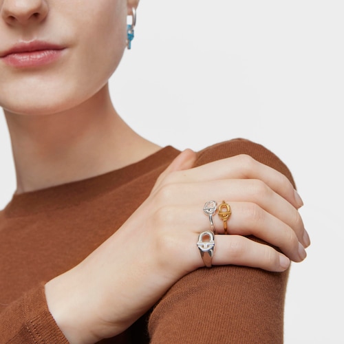 Anel pequeno em prata TOUS MANIFESTO