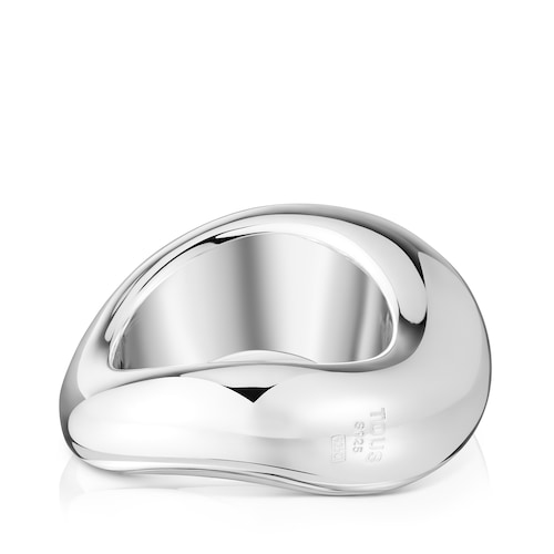 Medium silver Ring Galia Basics