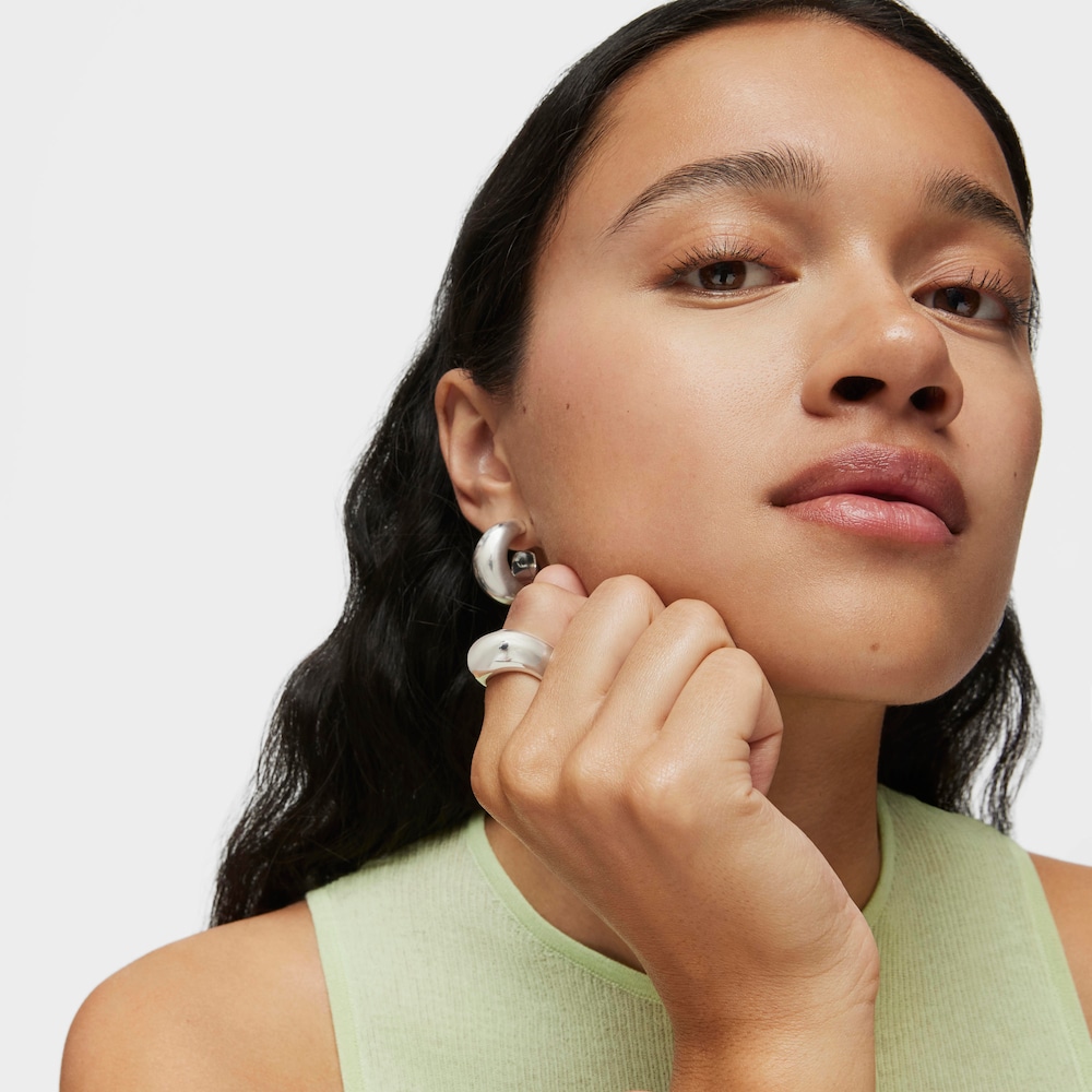 Medium silver Ring Galia Basics