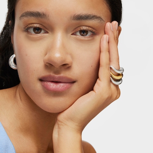 Small silver Ring Galia Basics