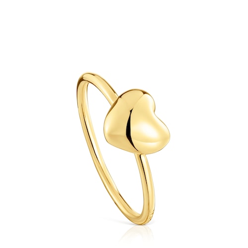 Small gold heart Ring My Other Half