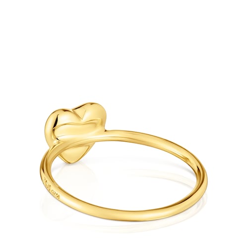 Small gold heart Ring My Other Half