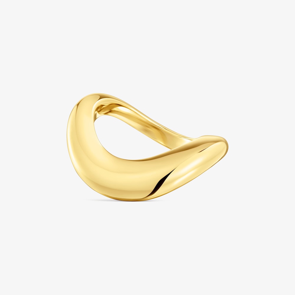 Small Ring with 18K gold vermeil Galia Basics