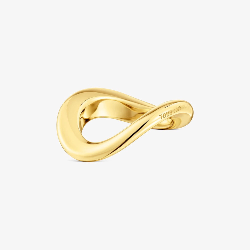 Small Ring with 18K gold vermeil Galia Basics