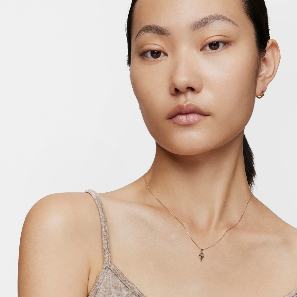 Small gold Pendant with spinels TOUS MANIFESTO