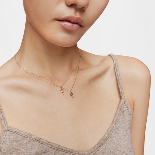 Small gold Pendant with spinels TOUS MANIFESTO
