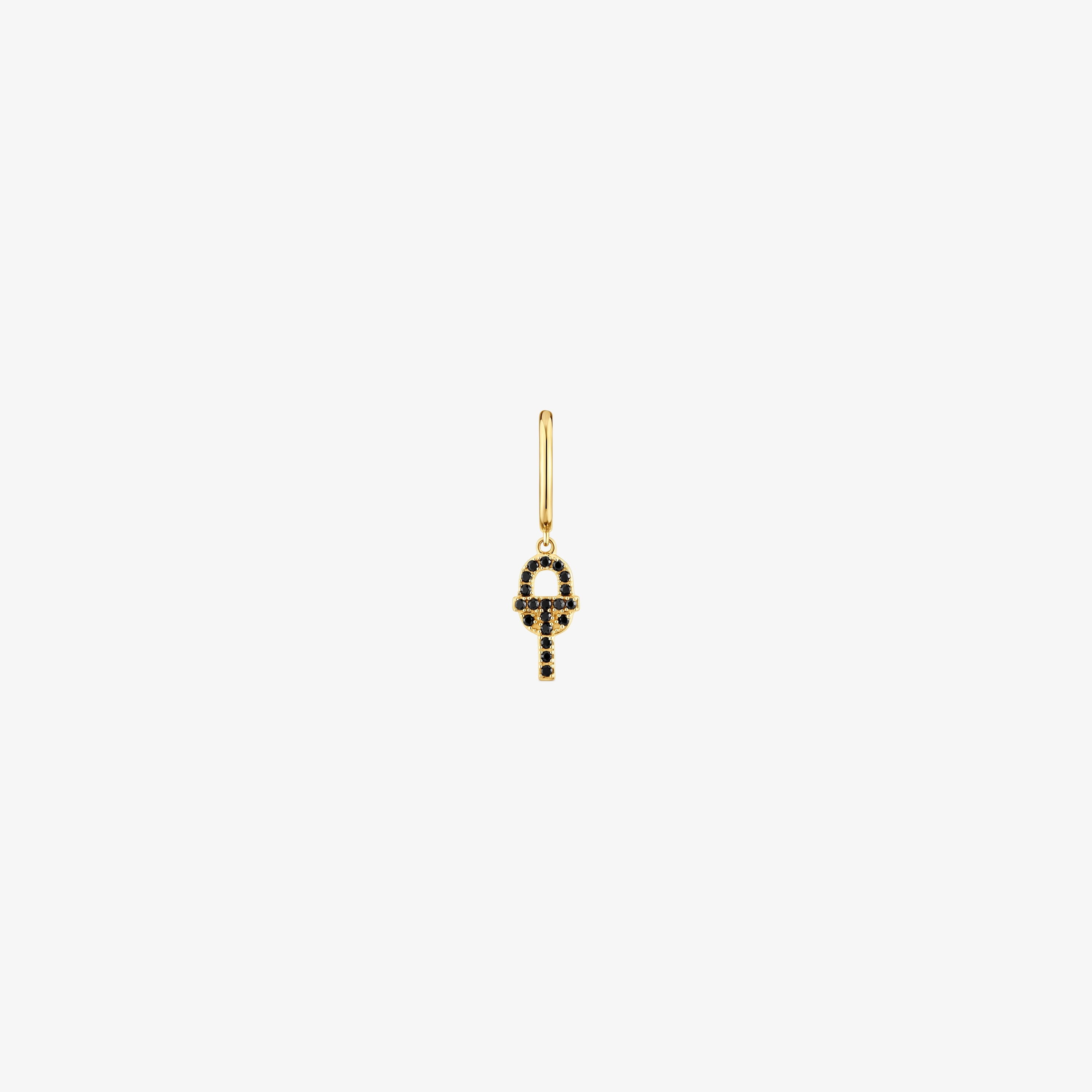 18K solid gold Single earring with spinels TOUS MANIFESTO