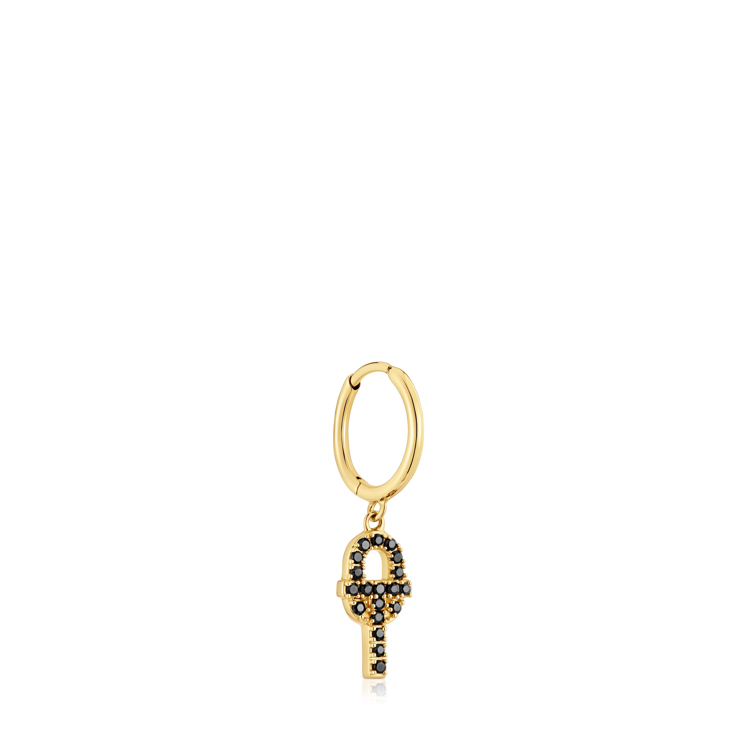 Gold Single earring with spinels TOUS MANIFESTO