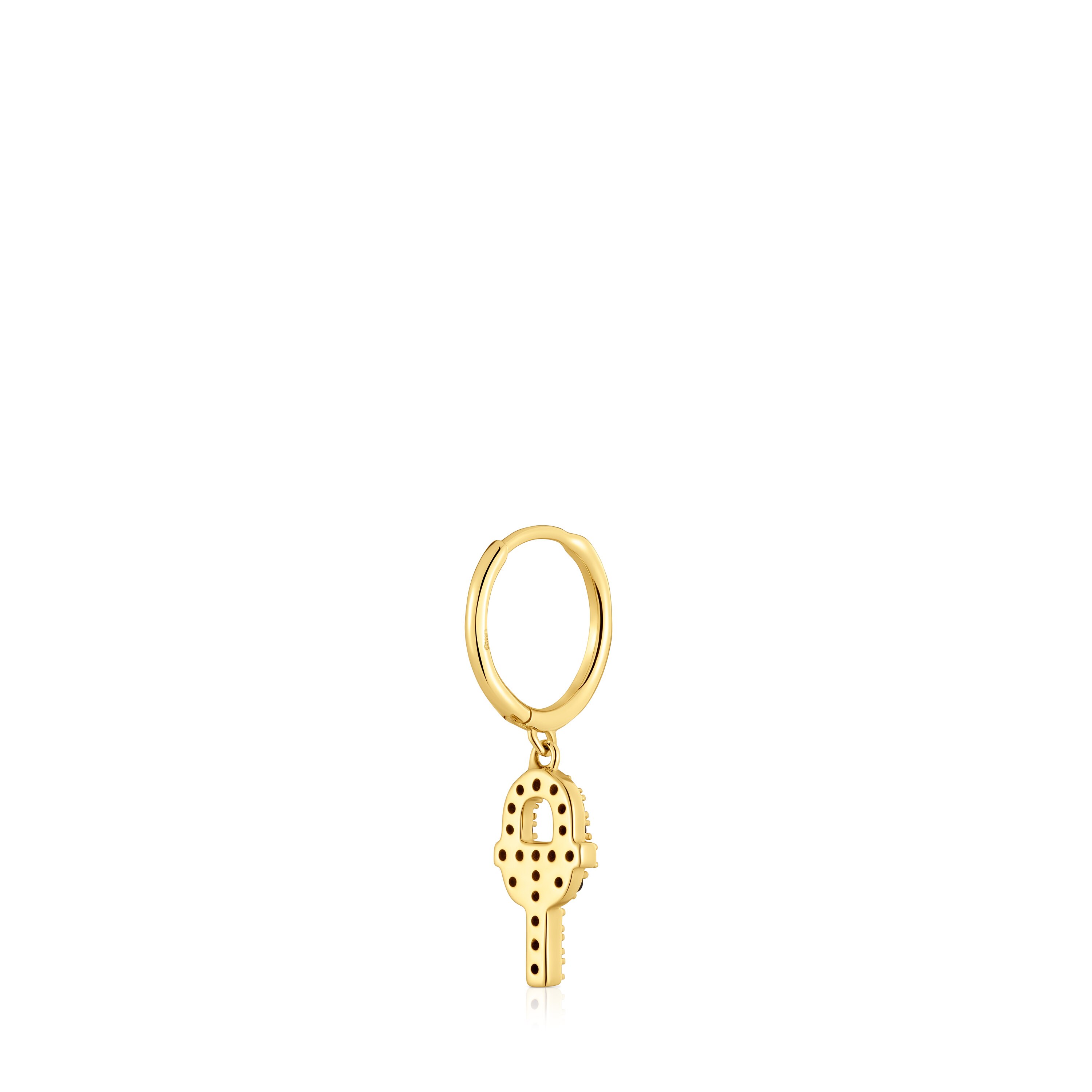 Gold Single earring with spinels TOUS MANIFESTO