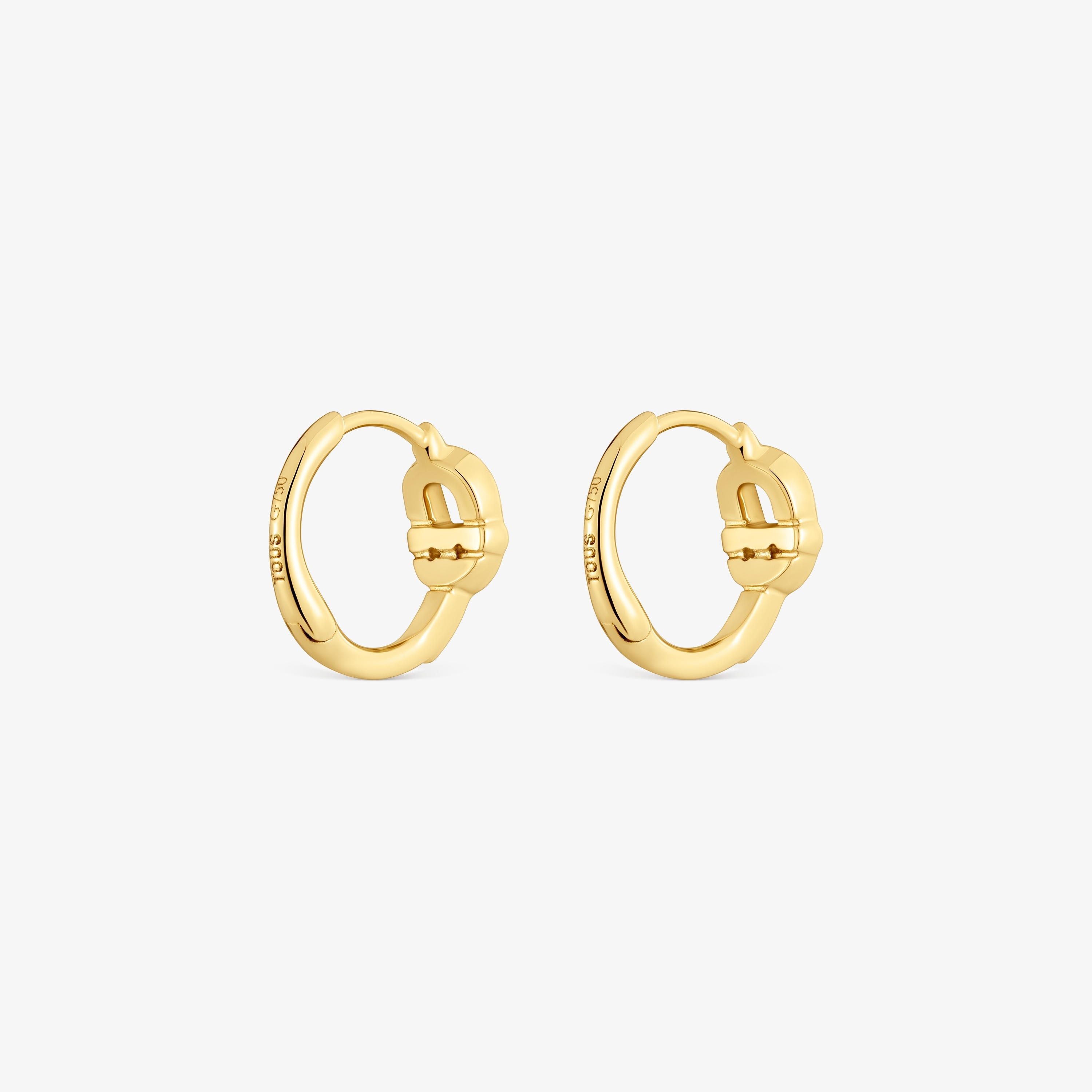 18K solid gold Hoop earrings TOUS MANIFESTO