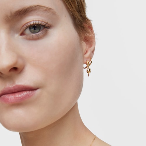 Gold Hoop earrings TOUS MANIFESTO