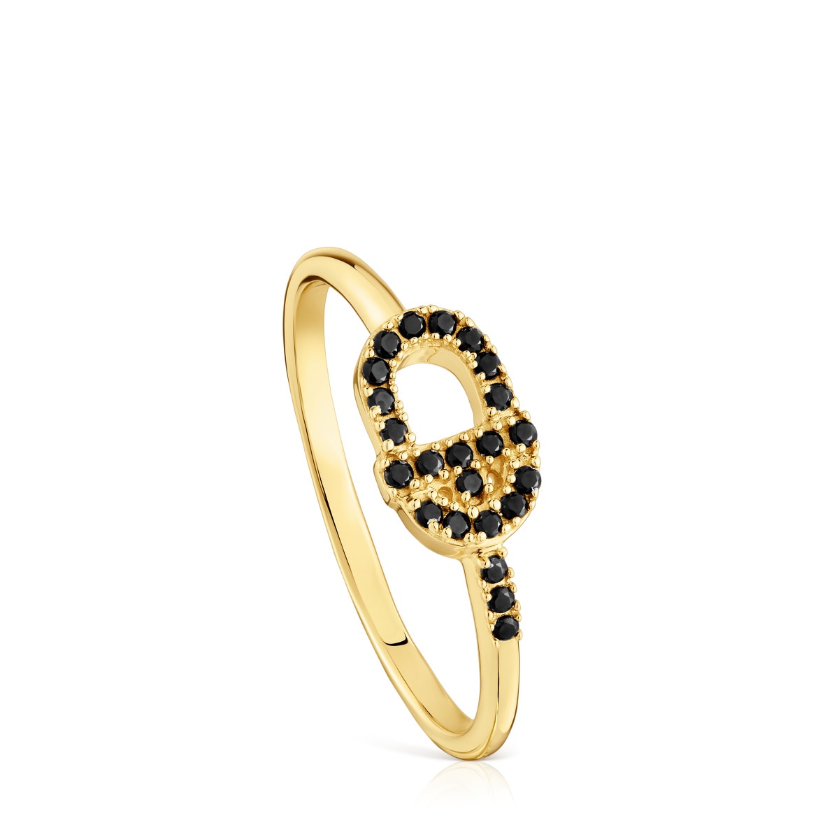 Anillo pequeño de oro y espinelas TOUS MANIFESTO