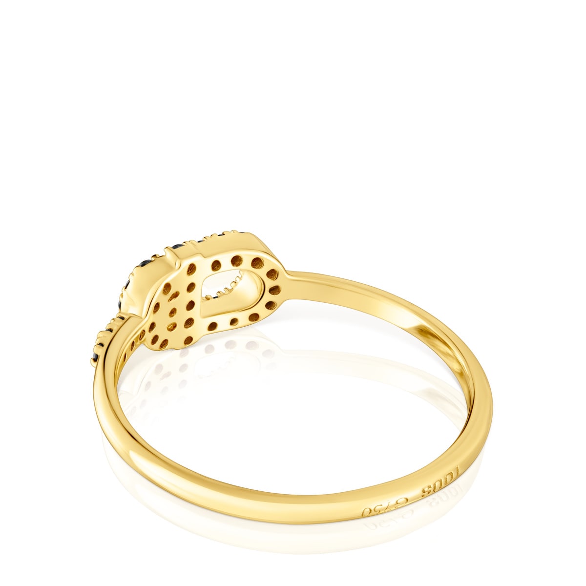 Anillo pequeño de oro y espinelas TOUS MANIFESTO