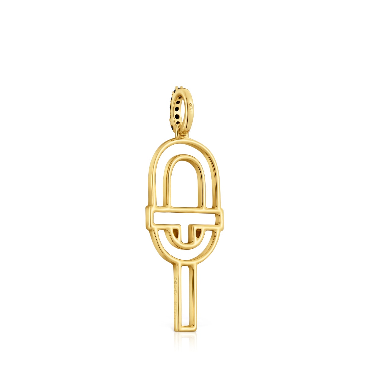 Medium gold silhouette Pendant with spinels TOUS MANIFESTO