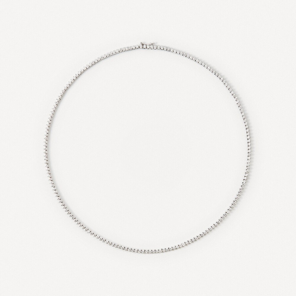 Collar riviere de oro blanco con diamantes TOUS ATELIER UNIQUE PIECES