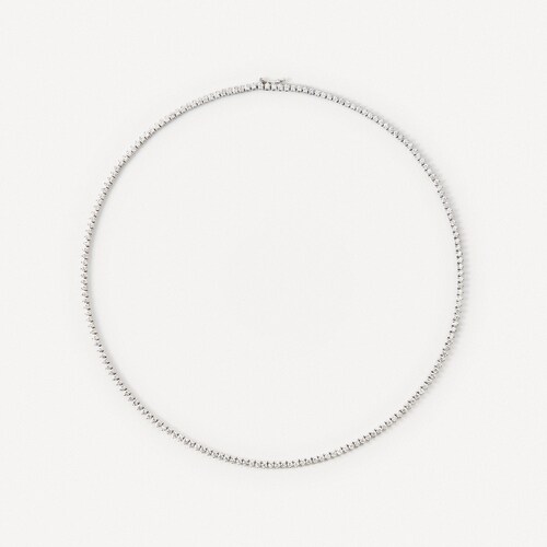 Collar riviere de oro blanco con diamantes TOUS ATELIER UNIQUE PIECES