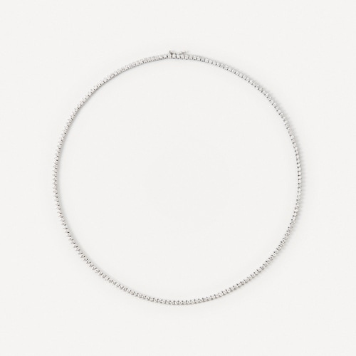 Collar riviere de oro blanco con diamantes TOUS ATELIER UNIQUE PIECES image number 0