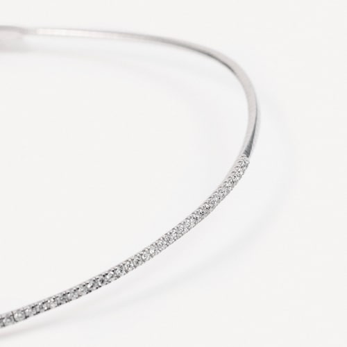 Gargantilla de oro blanco y diamantes TOUS ATELIER
