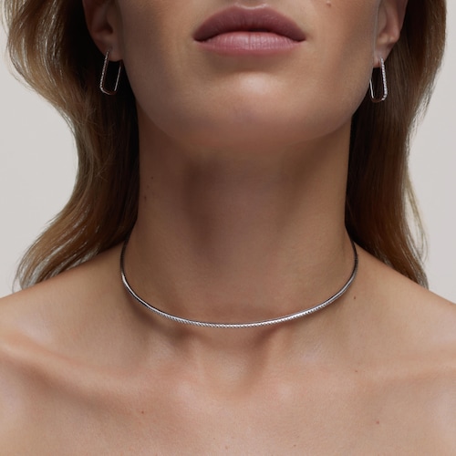 Gargantilla de oro blanco y diamantes TOUS ATELIER