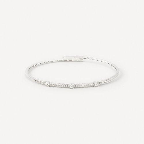 Pulseira em ouro branco com diamantes TOUS ATELIER
