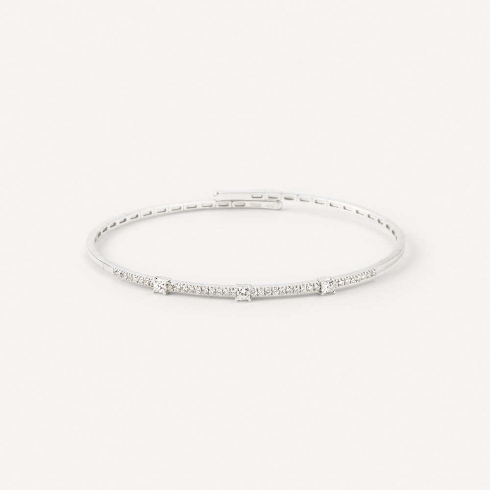 Pulsera de oro blanco con diamantes TOUS ATELIER Pulsera de oro blanco con diamantes TOUS ATELIER