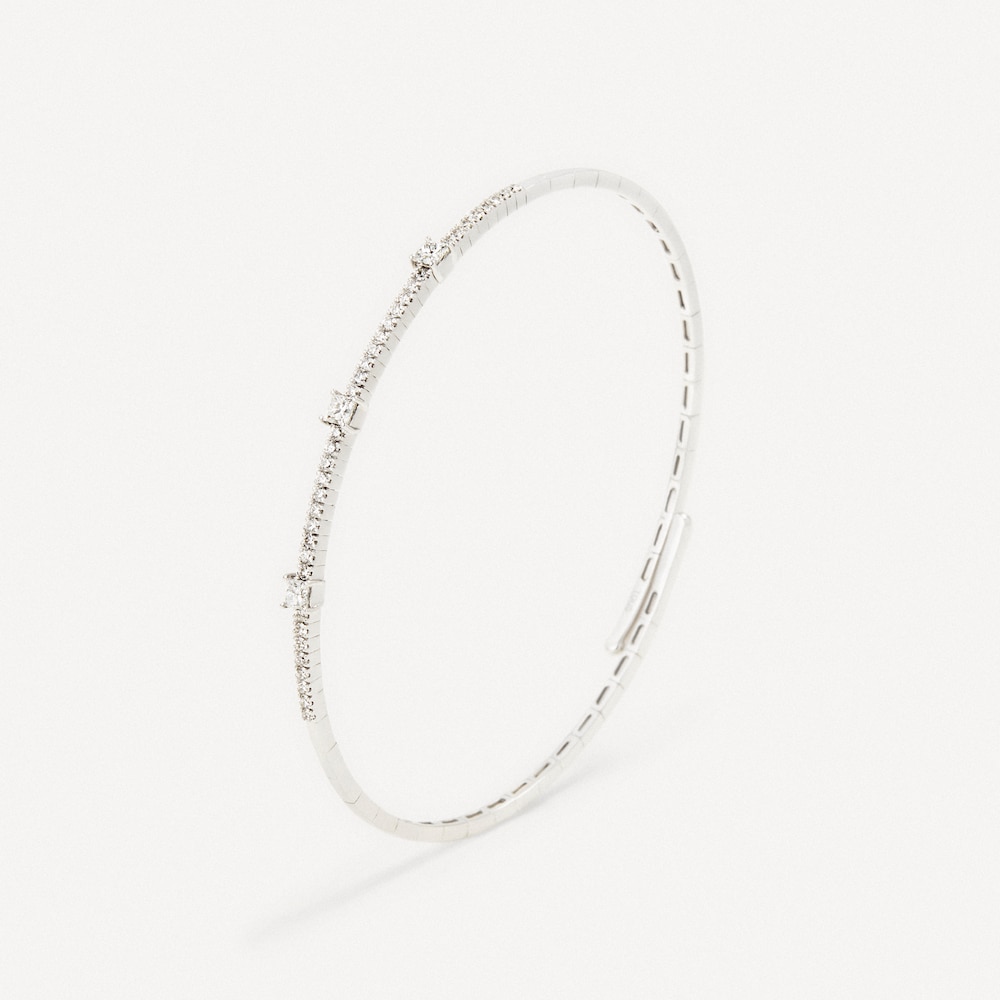 Pulsera de oro blanco con diamantes TOUS ATELIER