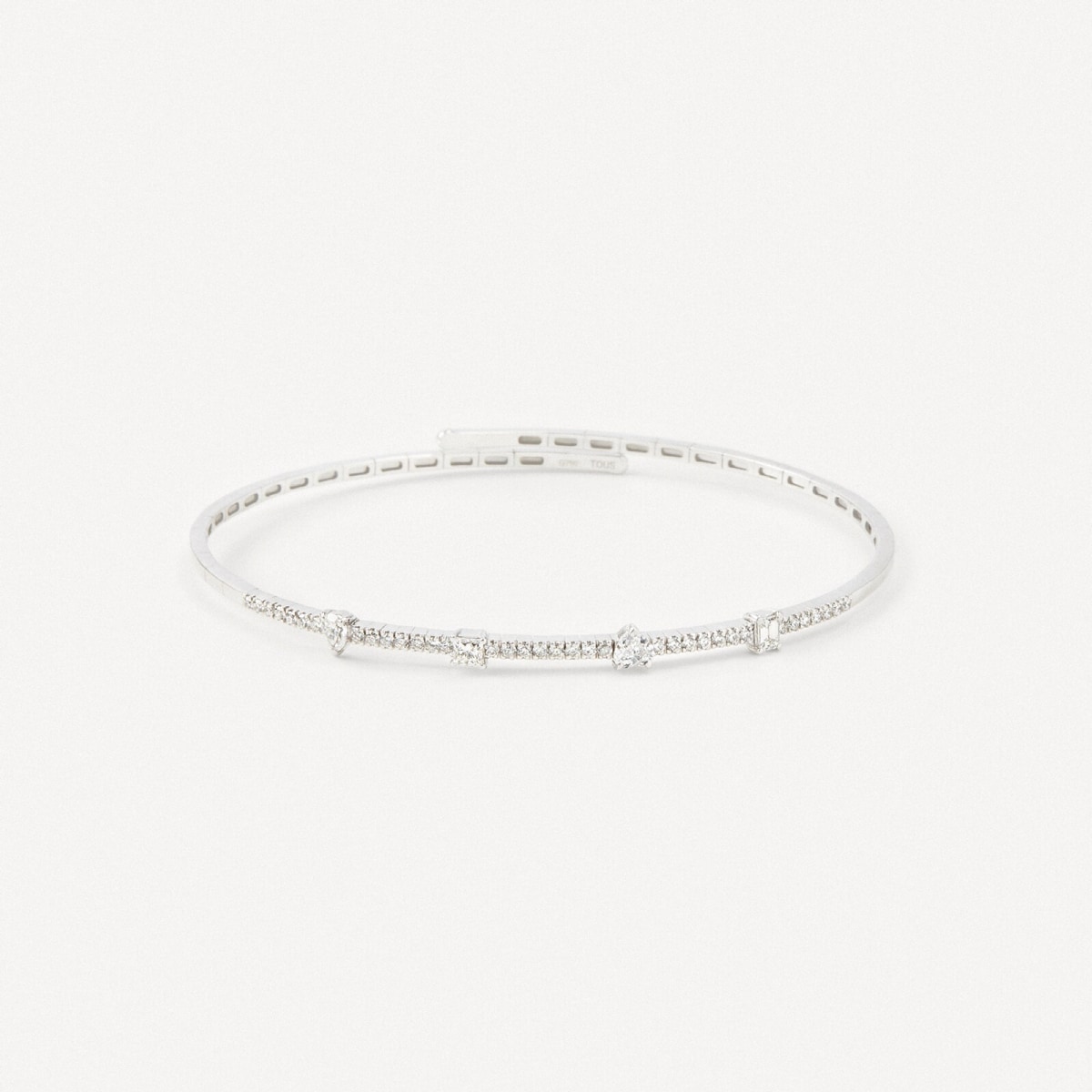 Tous - Pulsera De Oro Blanco Con Diamantes Tous Atelier - Transparente