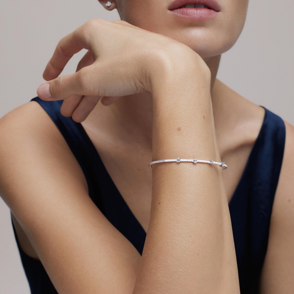 Bracelet in white gold with diamonds TOUS ATELIER