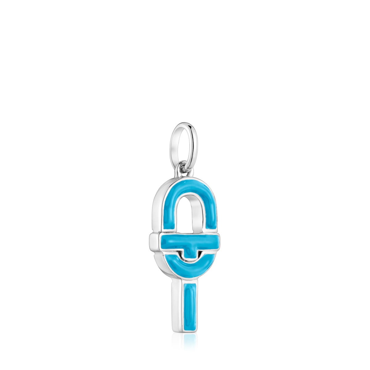 Medium silver and blue enamel Pendant TOUS MANIFESTO