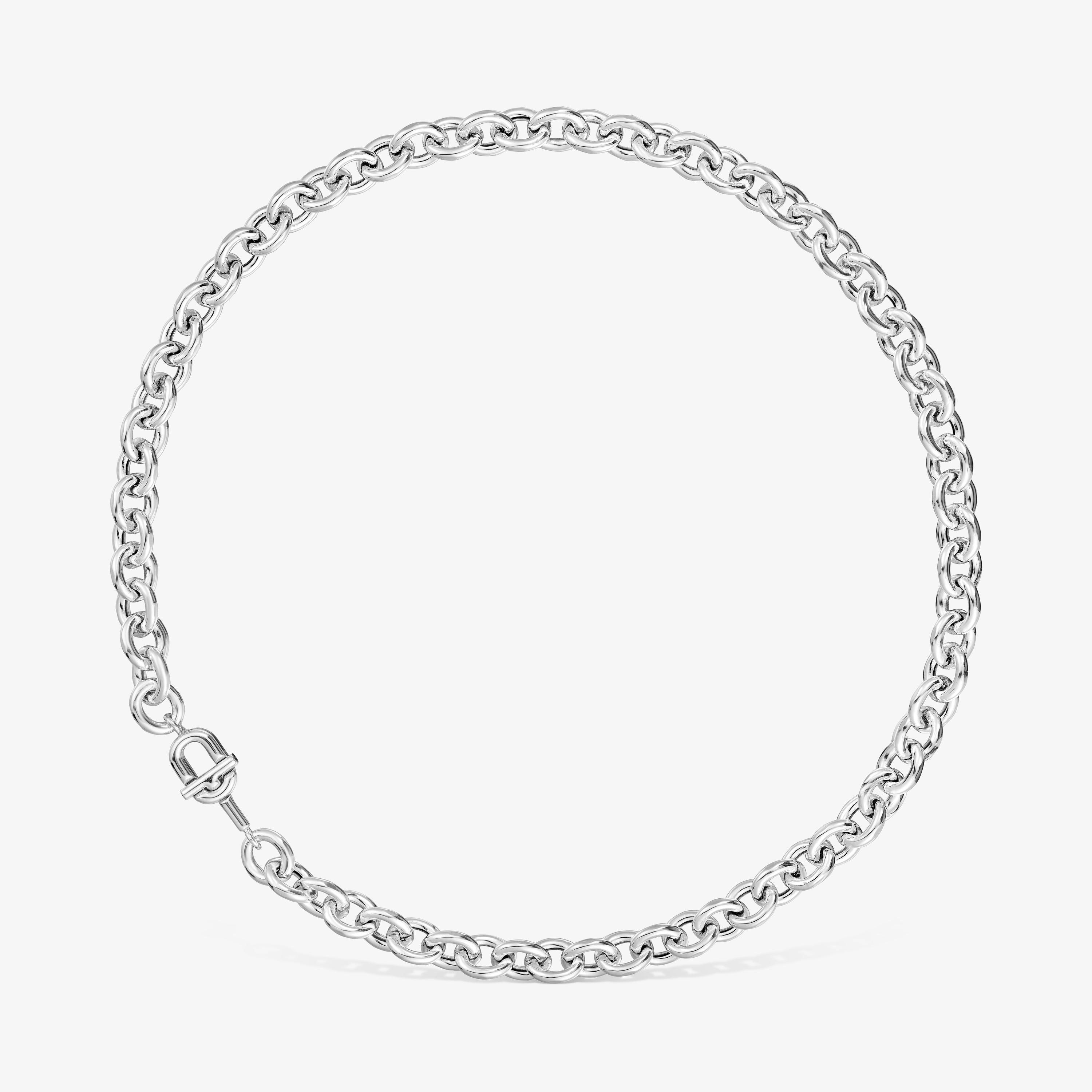 Short 45 cm silver Necklace TOUS MANIFESTO