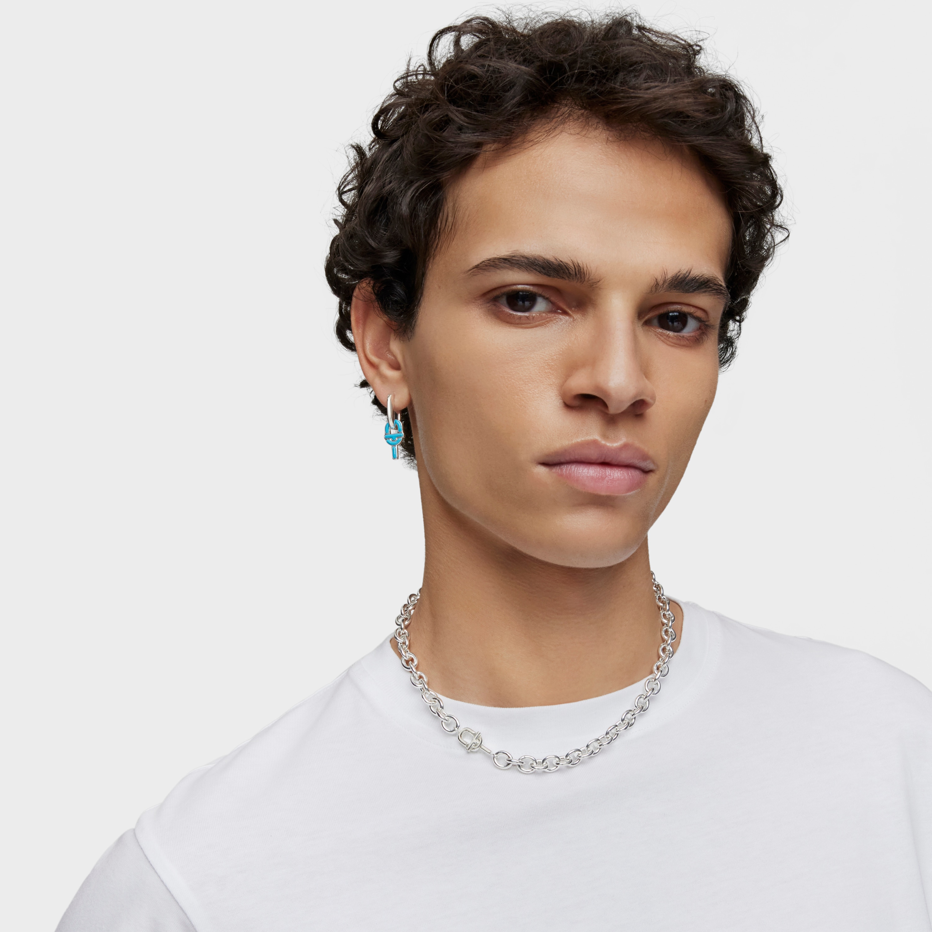 Short 45 cm silver Necklace TOUS MANIFESTO