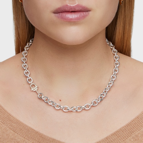 Collar corto de plata 45 cm TOUS MANIFESTO