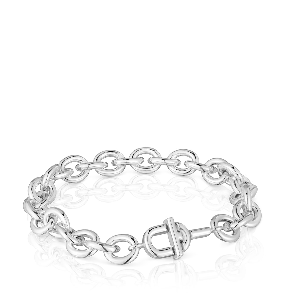 19 cm silver Chain bracelet TOUS MANIFESTO