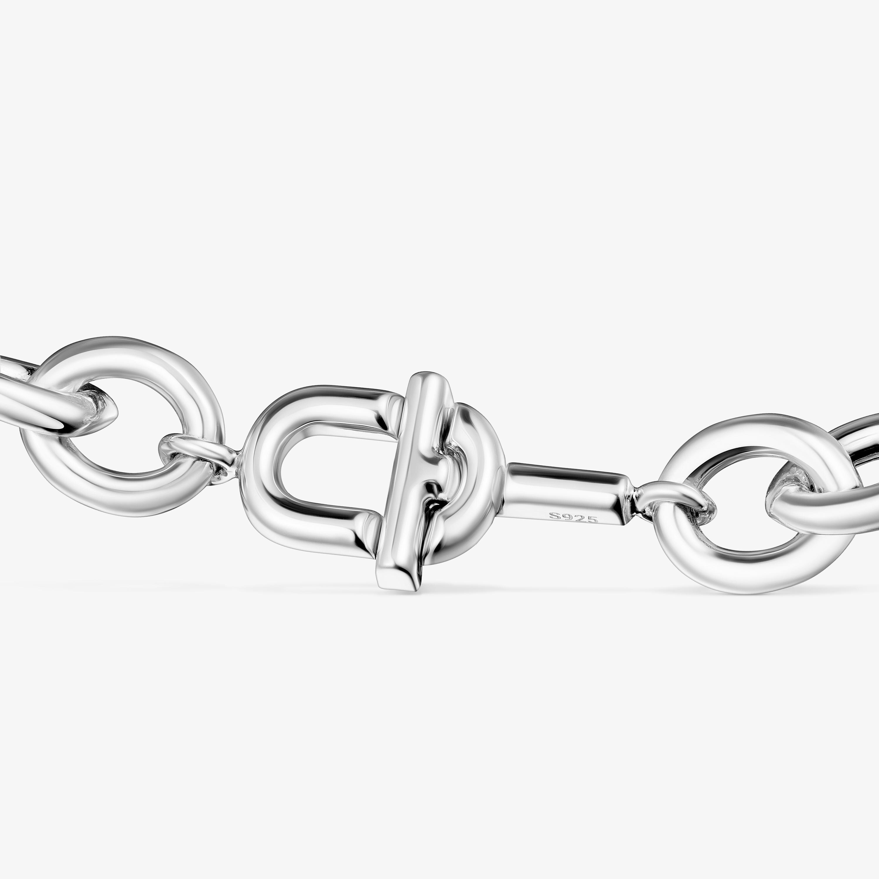 cm silver Chain bracelet TOUS MANIFESTO