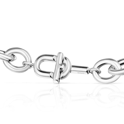 19 cm silver Chain bracelet TOUS MANIFESTO