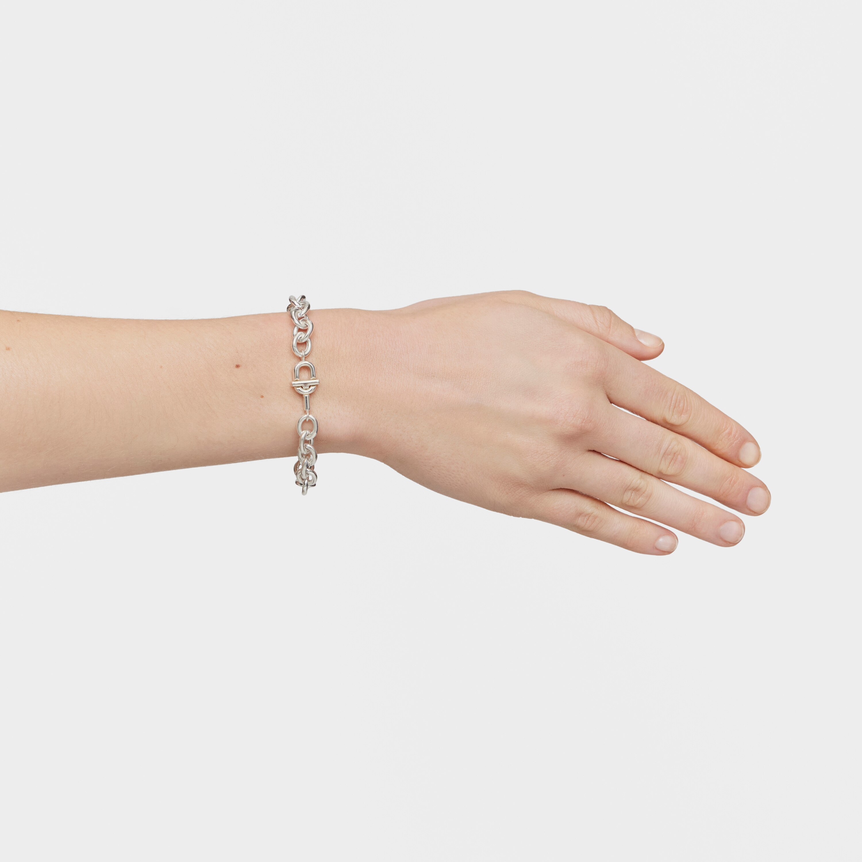 cm silver Chain bracelet TOUS MANIFESTO