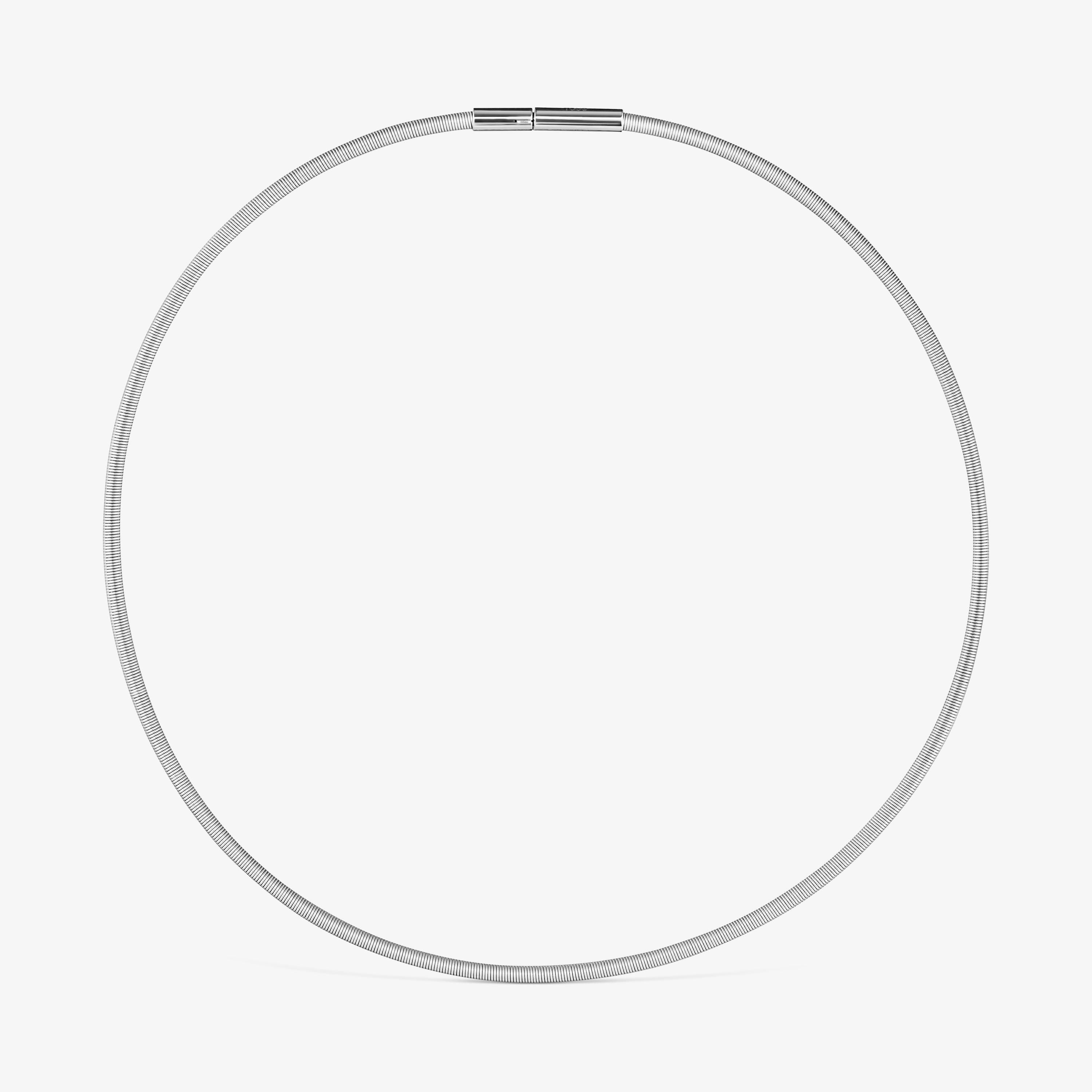 Mesh Tube steel Necklace  mm