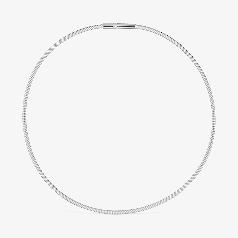 Mesh Tube steel Necklace 3&nbsp;mm